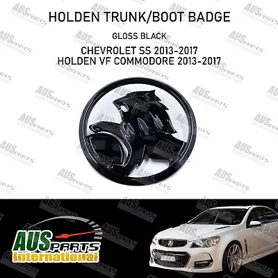 Holden TRUNK BOOT Badge For Chevy Chevrolet SS & VF Commodore 13-17' GLOSS BLACK • $50.84