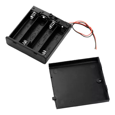 4slot AA Battery Holder With On/Off Switch 6V Battery Holder With Fly Leads • £3.45