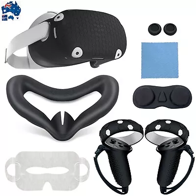 Silicone Accessories For Oculus Quest 2 VR Face/Controller Grip/Shell/Lens Cover • $29.99