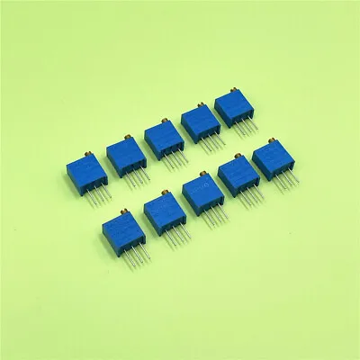 20pcs 3296W 100 To 500K Ohm Multi Turn Trimmer Potentiometer Variable Resistor • $4.80