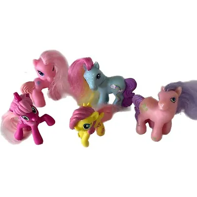 My Little Pony McDonalds  Lot Of 5 Happy Meal Toy Figures 2008 2009 ? Hasbro • $11.69