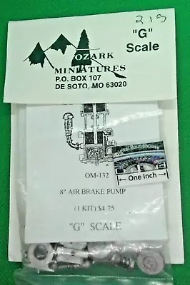 Ozark Miniatures G Scale #215 AIR BRAKE PUMP 8' (1 Kit) • $9.25