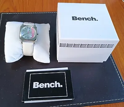 BENCH Ladies Pink & White Strap Watch New & Boxed  • £19