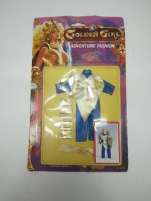 $18.02 • Buy Vintage 1980s Golden Girl Saphire Blue/Gold Costume Sealed In Packaging Gallob