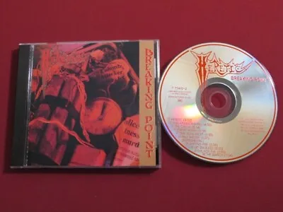 Heretic Breaking Point 1988 Metal Blade Press Cd Mike Howe Metal Church *vg* Oop • $41.99