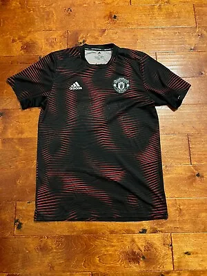 Adidas Red Manchester United Football 2017 2018 Training Jersey Trikot Red Med • $39.55