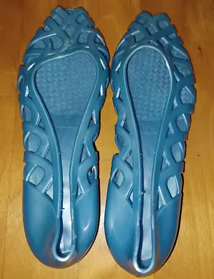 Women's Vintage Blue Jelly Shoes Jellies Size 7 • $30