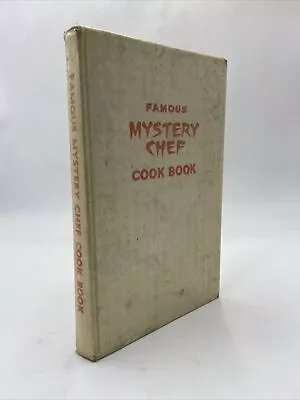 Vintage 1949 Signed Cookbook Famous Mystery Chef COOK BOOK Early Celebrity Chef • $39.80