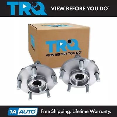 TRQ Front Pre-Pressed Wheel Bearing & Hub Assembly LH RH Pair For Infiniti G35 • $112.95