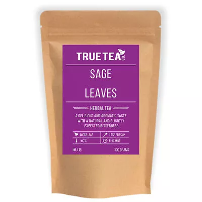 Sage Leaves (No.415) - Loose Leaf Herbal Tea - True Tea Co. • £4.64