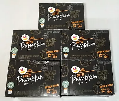 Giant Pumpkin Spice Medium Roast Coffee 5 Pack 60 Pods (K-Cups) Total BB 7/25 • $29.99