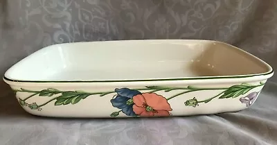 Villeroy & Boch ~  Amapola  ~ Rectangular Baking Dish ~ Lasagna Pan ~ 14   • $83.99