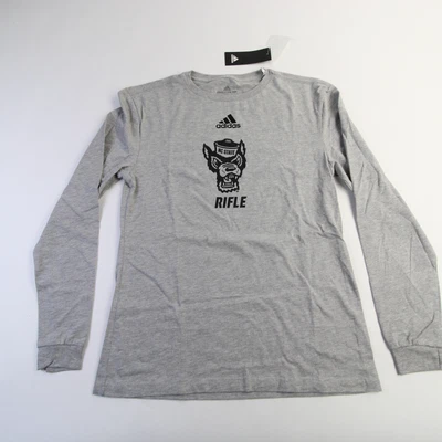 $8 • Buy NC State Wolfpack Adidas Amplifier Long Sleeve Shirt Men's Gray New