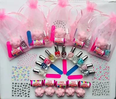 £2.49 • Buy Ladies Hen Party Wedding Favour Pamper Spa Birthday Gift Bag Nail Varnish Pink