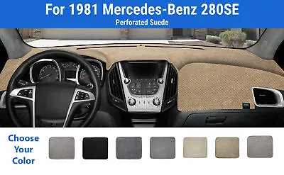 Dashboard Dash Mat Cover For 1981 Mercedes-Benz 280SE (Sedona Suede) • $74.95