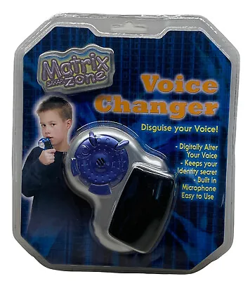 Voice Changer Matrix SAKAR Zone Disguise Your Voice Spy Secret Mic New Sealed • $22.88