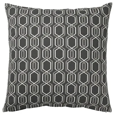 £9.99 • Buy IKEA JÄTTEPOPPEL Cushion Cover Dark Grey/white  Colour 50x50 Cm BRAND NEW .