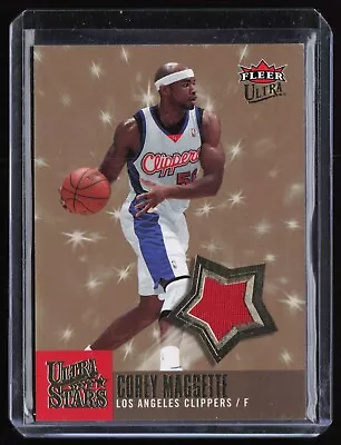 2007-08 Fleer Ultra Stars Corey Maggette Game Used Jersey-Clippers • $9.99