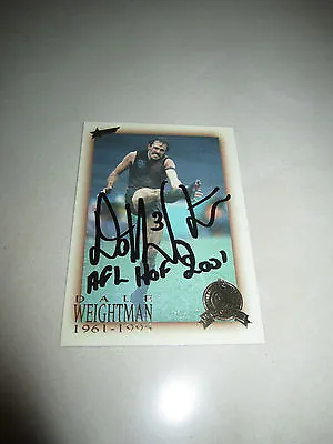$59.99 • Buy Richmond Tigers - Dale Weightman Signed 2003 Hall Of Fame Card