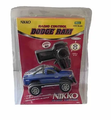 Vintage 1998 Nikko Radio Control Blue DODGE RAM New In Box • $49.99