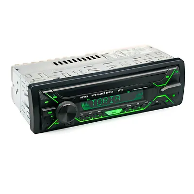 12V 1 Din Car Radio Bluetooth Stereo FM/USB/AUX/SD In-dash Head Unit MP3 Player • £32.26