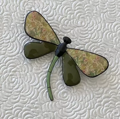 Unique Vintage Style  Dragonfly Large Brooch Enamel On Metal • $12