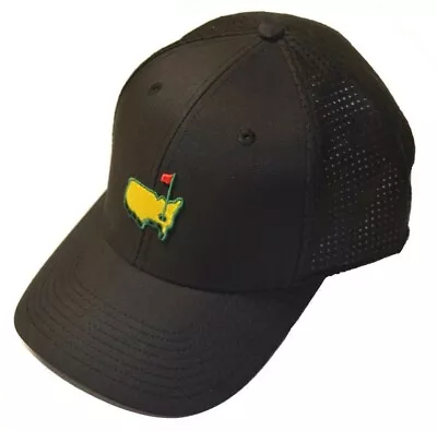 2024 MASTERS (BLACK) PERFORMANCE STRUCTURED Logo Golf Hat From AUGUSTA NATIONAL • $69.95