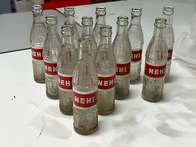 Vintage Nehi Soda Pop Cola Bottle Advertising 7oz Vintage Glass Lot Of (12) #2 • $69.99