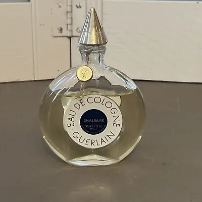 Vintage Shalimar Eau De Cologne By Guerlain 1.7oz / 50mL • $50