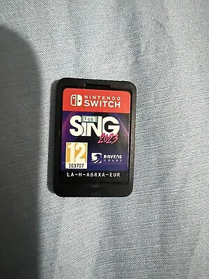 Nintendo Switch Game - Lets Sing 2023 (Game Cartridge Only (No Case Item Is New) • $36.98