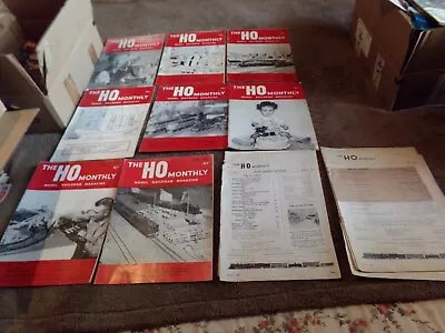 Fabulous Lot Of 10 Vintage Issues The HO Monthly Model Train Magazine 1948-1949 • $19.99