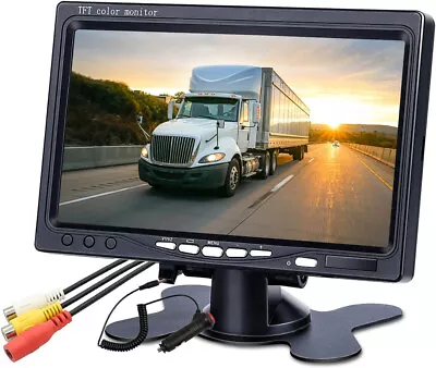 7  TFT LCD Color HD Car Parking Monitor For Reverse Rear View Backup Camera • $29.90