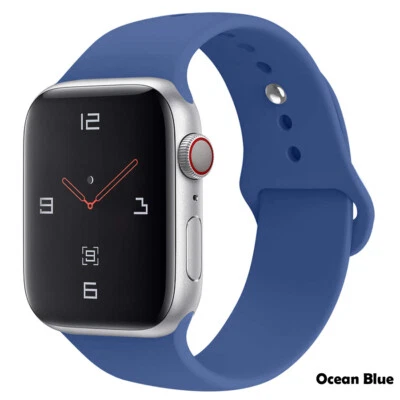 $4.29 • Buy Sports Silicone Bracelet Wrist Band For Apple Watch Ultra/ Series 8 7- 45mm 49mm