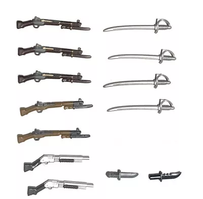 Assassins Creed Mega Bloks Gun Lot French Revolution Muskets Knives Swords Lot • $14.99