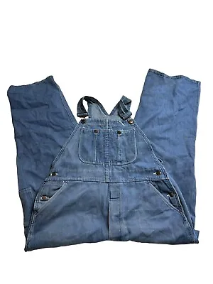 Vintage 70’s Montgomery Ward Denim Overalls 40X26 Union Made USA • $20.07