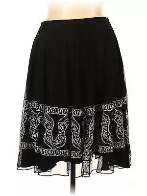Vera Cristina Women Black Casual Skirt 14 • $29.74