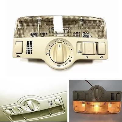 Reading Light Lamp W/ Sunroof Switch For VW Passat B5 Golf 4 Jetta MK4 Bora FL • $42.14