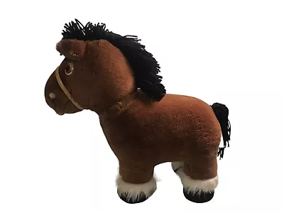 Vintage Cabbage Patch Kids Show Pony 1984 Plush Horse Brown CPK Equestrian Retro • $21.99