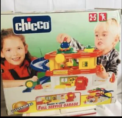 Chicco Vintage Full Service Garage Toy Sounds And Lights New In Box 67286 • $226.01