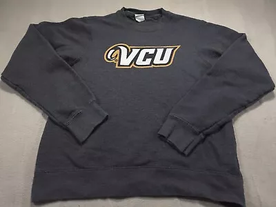 VCU Rams Sweatshirt Small Gray Sweater Pullover Adults NCAA College Mens • $15.23