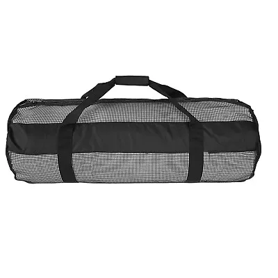 Black Mesh Dive Duffle Bag Scuba Snorkeling Sports Outdoor Diving Storage Bag M • $58.85