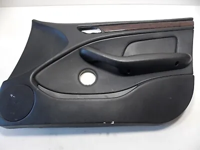 BMW E46 Front Door Panel Black Right Leather Sedan Touring 99-05 323 325 328 330 • $74.99