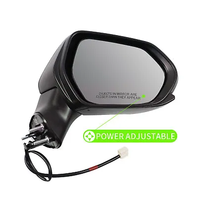 Passenger Side Mirror For Toyota Camry 2018-2024 Black Power Adjustable Mirror • $68.99