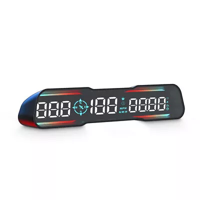 Car 7  HUD GPS Speedometer SUV Head Up Display Overspeed Alarm Mileage Clock • $32.19