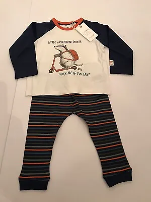 Fat Face Baby Boys Badger Outfit Age 9-12 Months *BNWT* • £16