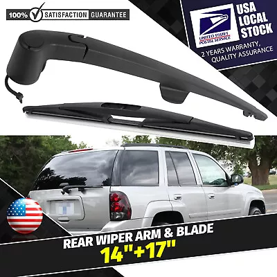 Fit For 2007-2009 Chevrolet Trailblazer 14 +17  Rear Windshield Wiper Arm Set • $12.91