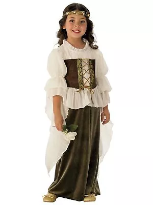 Woodland Girl Fairy Maid Marion Medieval Renaissane Book Week Girls Costume • $41.95