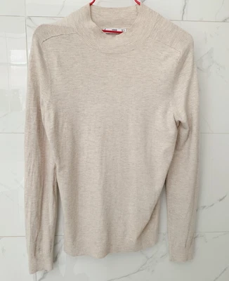 $17.20 • Buy Mango MNG Beige Long Sleeves Top Sweater