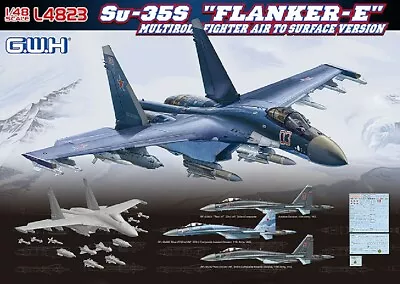 GreatWall L4823 1/48 Su-35S  Flanker-E  Multirole Fighter Air T0 Surface • $85.99