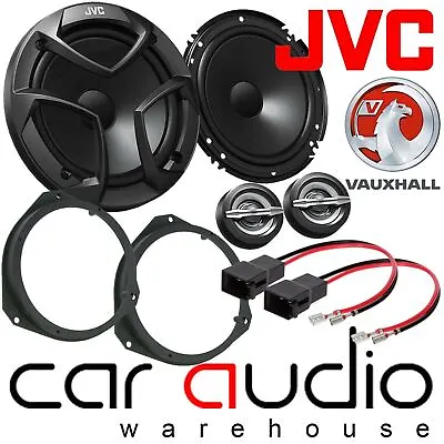 Vauxhall Astra H MK5 17cm JVC 600 W Front Door Component Car Speakers & Brackets • £49.99
